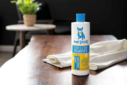 ODOR & STAIN REMOVER - Safe For Use Around Kids and Pets. Eliminates tough odors and stains from Blood, to Cat/Dog Urine, Feces, Vomit, to Food Stains like Ketchup, Red Wine, and Coffee.