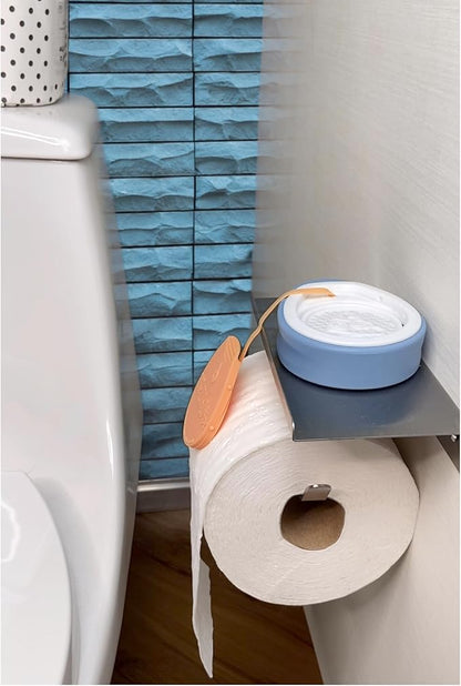 Instead of Flushable Wipes, Add Incredible Texture to Any Toilet Paper Anywhere, Clean Better, Flush Safely