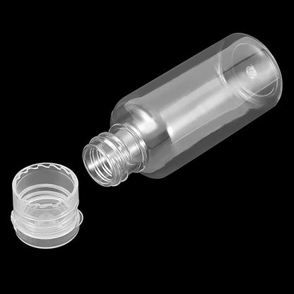 40 Pack 4oz / 120ml Clear Plastic Empty Bottles, Plastic Travel Bottle with Flip Cap, Portable Refillable Containers for Shampoo, Lotion, Liquid Body Soap, Cream, Toner and Other Liquids