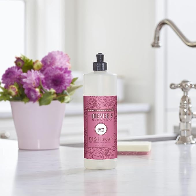 MRS. MEYER'S CLEAN DAY Variety, 1 Mrs. Meyer's Liquid Hand Soap, 12.5 OZ, 1 Mrs. Meyer's Liquid Dish Soap, 16 OZ, 1 CT (Mum)
