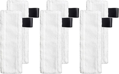 Steam Mop Replacement Pads Compatible for Karcher SC Steam Cleaner Microfiber Mop Cloth Steam Pocket Mop Pads Set for SC Floor Nozzle SC2 SC3 SC4 SC5(6 Mop Cloth)
