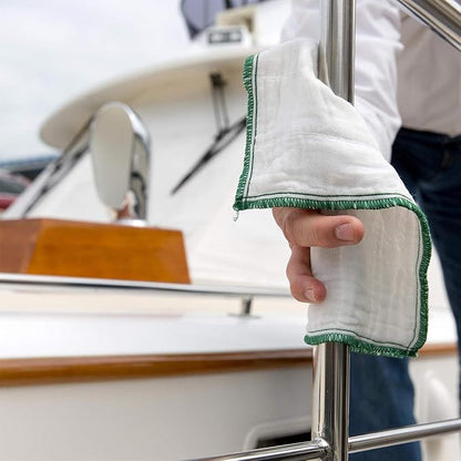 Wood Fiber Cloth, Multipurpose Cleaning Eco-Friendly Sustainable, Constructed so Food and Odor-Causing Particles can be Rinsed Away (8 Pack) - 9.5" x 11"