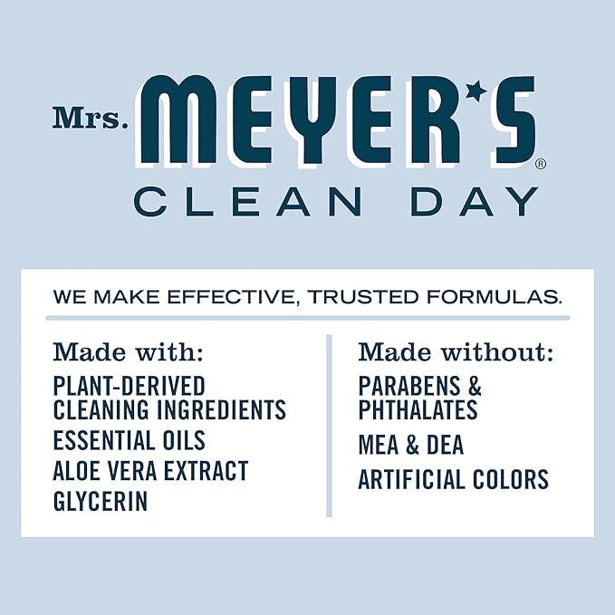 MRS. MEYER'S CLEAN DAY Variety, 1 Mrs. Meyer's Liquid Hand Soap, Snow Drop, 12.5 OZ, 1 Mrs. Meyer's Liquid Dish Soap, Snow Drop, 16 OZ, 1 CT