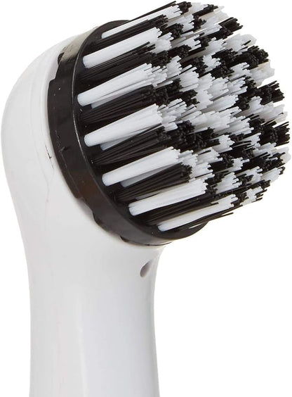 Greenco Electric Scrub Brush with 4 Replaceable Brush Attachment Heads, Electric Cleaning Brush Scrubber, Spin Scrubber, Bathroom and Grout Auto Power Scrubber, New and Improved Version