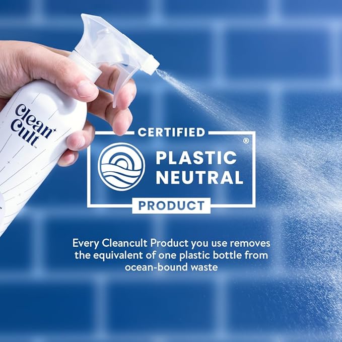 Cleancult - Lemon Verbena - All Purpose Cleaner - Refillable Aluminum Bottle - Cleaner Spray that Removes Dirty & Grime - 16 oz - 2 Pack