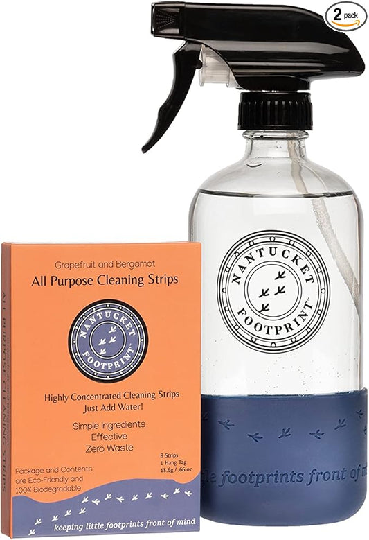 All-Purpose Bundle: All-Purpose Cleaning Sheets + Reusable Glass Bottle | Save 10%