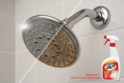 Iron Out Rust Stain Remover Automatic Toilet Bowl Cleaner Tablets and Powerful Gel Spray