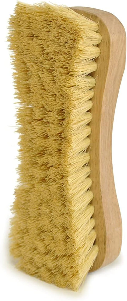 All-Natural Wooden Scrub Brush Set | Tampico Bristle Brush for Floor, Tub, Kitchen, and Carpet | Eco-Friendly Cleaning Products | Pack of 12