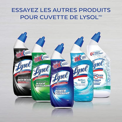 Lysol Automatic In-The-Bowl Toilet Cleaner, Cleans and Freshens Toilet Bowl, Atlantic Fresh Scent, 2 Count (Pack of 2)