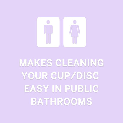 Pixie Feminine Wipes - Flushable, Biodegradable, & Ph Balanced - Best Individually Wrapped Packet Wipes for On The Go & Public Bathrooms - Wash, & Cleaner For Your Menstrual Cups & Discs (20 Count)