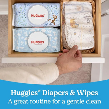 Huggies Natural Care Cucumber, Aloe and Vitamin E Baby Wipes, Hypoallergenic, Scented, 15 Flip-Top Packs (960 Wipes Total), Packaging May Vary