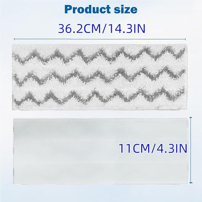 Upgraded Spray Mop Refills Pads for PowerMop, Reusable Mop Refill Pads Replacement Head for Power Mop, Microfiber Mopping Pads for Multi-Surface Floor Cleaning (Reusable 6 Packs)
