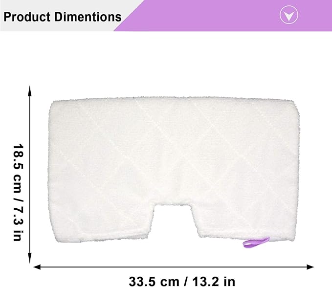 Extolife 10 Pack Washable Steam Mop Pads Replacement for Shark Steam Pocket Mops S3501 S3601 S3550 S3801 S3901 S3601D S3801CO S3901D S3455K S2902 SE450