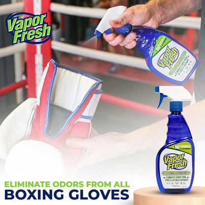 Sports Cleaner and Deodorizer - Sports Gear Odor Eliminator, Boxing Glove Deodorizer, Gym Equipment Spray, Natural and Plant Based, 16 Fl Oz (3-Pack)