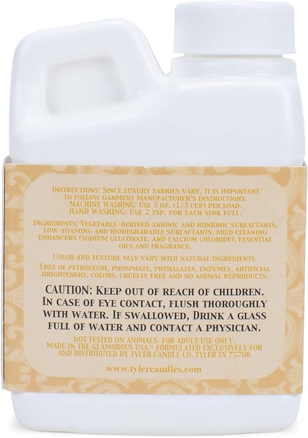 Elanze Designs Tyler Candle Glamorous and Luxurious High Efficient Wash 4 ounce Scented Fine Laundry Detergent Pack of 3; Tyler, Diva, Fleur de Lis