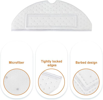 Disposable Mop Pads, 20pcs Wet Mop Pads, Fast Water Absorption, Easy Install, Compatible with Xiaomi Roborock S7, S7+, T7s, T7 Splus