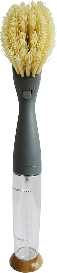 Full Circle FOMO Foam Soap Dispensing Dish Brush, 1 EA, Grey