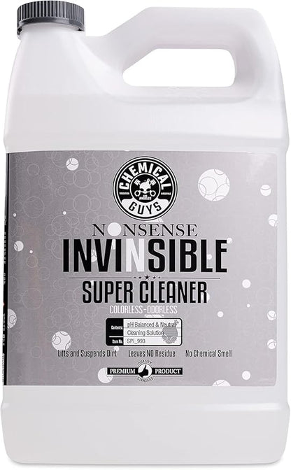 Chemical Guys SPI_993 Nonsense Colorless & Odorless All Surface Cleaner (Works on Vinyl, Rubber, Plastic, Carpet) Safe for Home, Garage, Cars, Trucks, SUVs, Jeeps, & RVs, 128 fl oz (1 Gal) Unscented