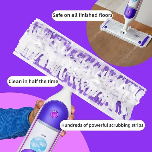 Disposable Mopping Pad Refills for PowerMop Multi-Surface Mopping Pad Refills for Floor Cleaning, 20 Count