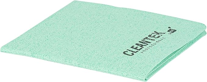 Restaurantware-Clean Tek Professional 13 x 15 Inch Cleaning Cloths, 5 Reusable Cloth Towels - Machine Washable, Absorbent, Green PVA Microfiber Cleaning Rags, Fast Drying,For Windows Or Cars