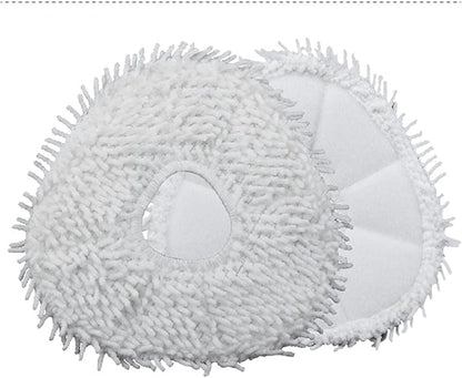 Washable Reusable Mopping Pads for Narwal Freo Z Ultra, Freo X Ultra, Freo, J3,J4,J4 lite,J5, Xiaoyao001, Strong Stain Removing Wipes Cloth Pads Premium Microfiber, White (8-Pack)
