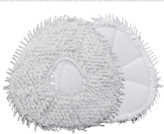Washable Reusable Mopping Pads for Narwal Freo Z Ultra, Freo X Ultra, Freo, J3,J4,J4 lite,J5, Xiaoyao001, Strong Stain Removing Wipes Cloth Pads Premium Microfiber, White (8-Pack)