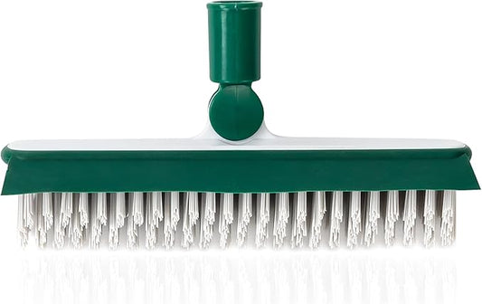 Brush Head for Cleaning Tools, 180° Rotatable Household Cleaning Tool, Independently Packaged for Cleaning Floor, House Window, Bathroom Glass, Ceramic Tile, Wooden Board, Car Window, etc(Green)