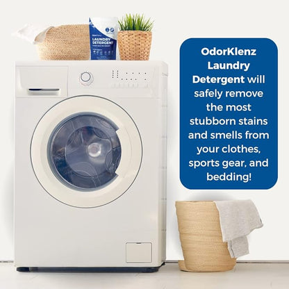 Powder Laundry Detergent, Odor and Stain Removal for clothes, towels, linens, etc., Non-toxic, Hypoallergenic, Unscented, Safe and Gentle on clothes and skin