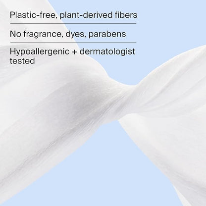 Coterie Baby Wipes for Sensitive Skin, Plant-Based & Plastic-Free Fibers, 99% Water, Hypoallergenic, pH Balanced, Unscented, Clean and Gentle Baby Essentials, 4 Standard Packs and 8 Travel Size Packs