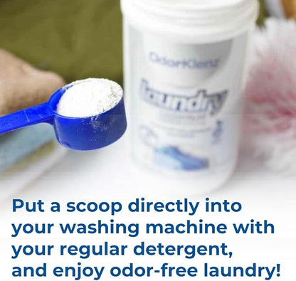 Laundry Additive Odor Remover, Powder, 30 Loads | Laundry Odor Eliminator for Strong Odors | Smoke Odor, Chemical Odors, Pet Odors & New Clothes Smell | Unscented and Non-Toxic