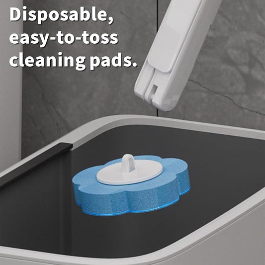 24 Count Disposable Toilet Brush Heads, Replacement Brush Heads, No Handle or Base, Toliet Wand Refills, Toilet Bowl Cleaner Refill Pads, Toilet Scrubber Refill
