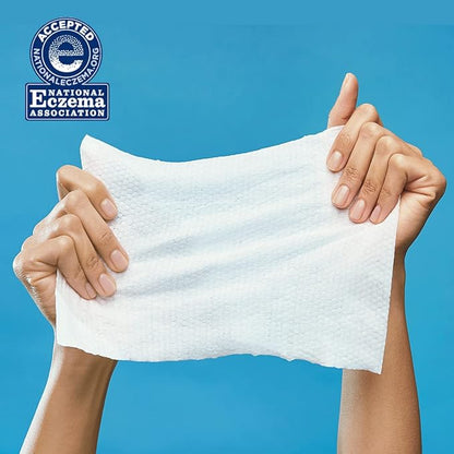 The Honest Company Clean Conscious Multi-Use Wipes | Hypoallergenic + Unscented for Sensitive Skin | Over 99% Water, Compostable, Plant Based, Baby Wipes | Balance Blues, 288 Count