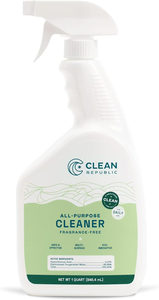 All-Purpose Cleaner, Daily Use Cleaning Spray for Kitchens, Bathrooms, and More, 32 Fluid Ounce Bottle, 4-Pack