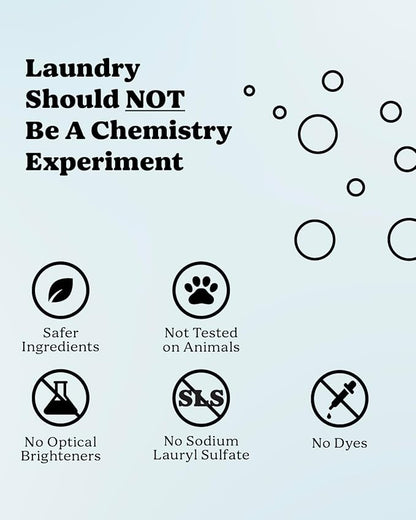 Pronounce Laundry Detergent Powder Alternative | Earth-Derived Ingredients, Eco-Friendly, Safer for Sensitive Skin, Eczema, and Babies. Stain + Smell Fighting. HE Safe (Unscented, 120 Loads)