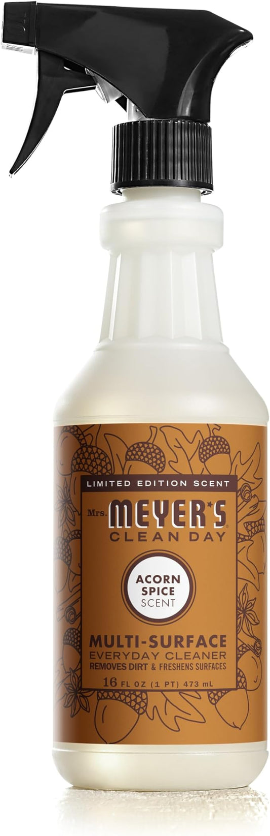 MRS. MEYER'S CLEAN DAY All-Purpose Cleaner Spray, Acorn Spice, 16 Fl oz
