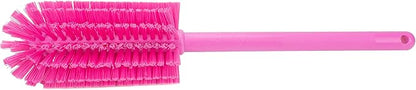 SPARTA Scrub Brush Bottle Brush, Dishwasher Safe Brush with Hanging Hole for Cleaning, Plastic, 16 Inches, Pink, (Pack of 4)