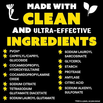 Molly’s Suds Laundry Detergent Sheets | Gentle on Sensitive Skin, Powerful Bio-Based Enzymes, Stain-Fighting | Liquidless & Plastic-Free Packaging | 120 Loads (Unscented)