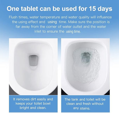 KIISIISO Toilet Bowl Cleaners 26 PACK, Automatic Toilet Bowl Cleaner Tablets for Deodorizing & Descaling, Long-Lasting Cleaning Tablets for Toilet Tank Against Tough Stains