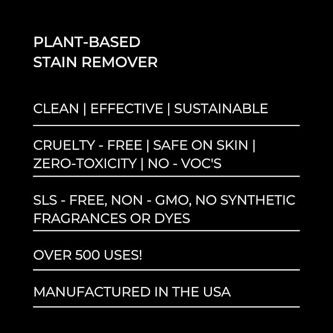 Multi Purpose Stain Remover Concentrate | Plant Based Enzyme Cleaner | Makes 64 Bottles of Multi Purpose Cleaner | Cleans Food, Grease, Coffee, Wine, Baby Stains, Pet stains & More | Over 500 Uses | Cruelty-Free | SLS-Free
