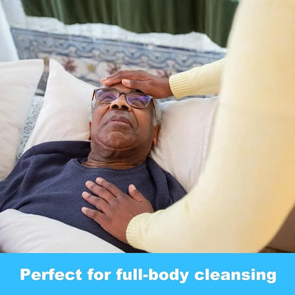 Body Wipes for Women and Men Individually Wrapped Face and Body Wipes, Bath Wipes for Adults No Rinse Personal Cleansing Wipes Travel, Bulk Deodorant for Homeless Shower Wipes (5Wipes/Pack,100Pack)