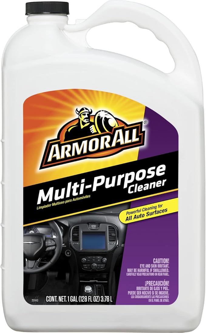 Armor All Multi Purpose Cleaner, All Purpose Car Cleaner for All Auto Surfaces, 1 Gallon
