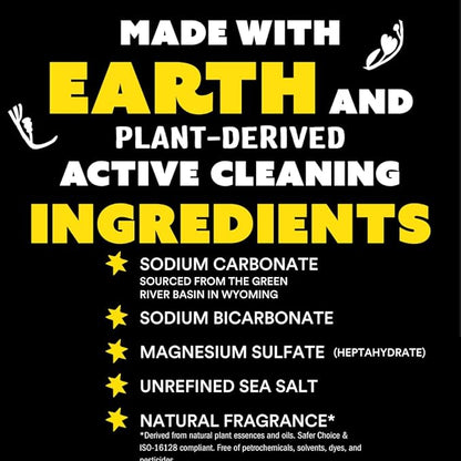 Molly's Suds Original Laundry Detergent Powder | Clean Laundry Detergent Powder for Sensitive Skin | Simple, Effective Ingredients, Stain Fighting | 240 Loads (Citrus Grove)