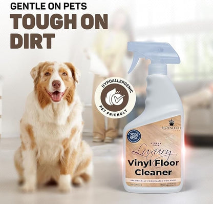 Luxury Vinyl Floor Cleaner – Residue-Free, Streak-Free Spray | Safe for Laminate, Hardwood & Tile | Pet & Family Safe | No Film or Harsh Chemicals