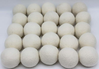 Wooland Wholesale Bulk Laundry XL Premium Wool Dryer Balls-100% New Zealand Organic Wool Natural Fabric Softener for Sensitive Skin, Babies (400 Count)