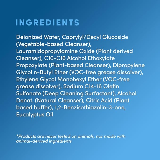 Clean Revolution Dish Spray, Refill Supply, Powerful Formula Cuts Through Grease, Fragrance Free, 128 Fl Oz