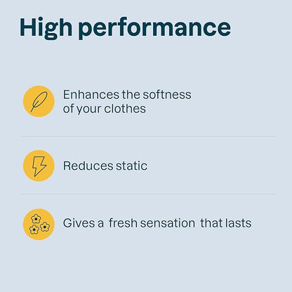 ATTITUDE Baby Fabric Softener for Sensitive Skin, Plant and Mineral-Based Ingredients, Vegan and Cruelty-free Household Products, Unscented, 35 Loads, 33.8 Fl Oz (Pack of 6)