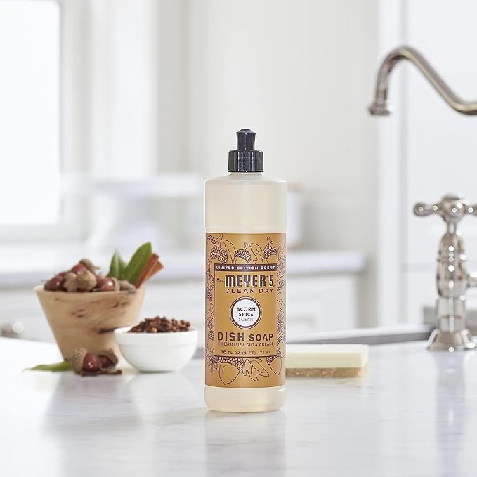 MRS. MEYER'S CLEAN DAY Variety, 1 Mrs. Meyer's Liquid Hand Soap, Apple Cider, 12.5 OZ, 1 Mrs. Meyer's Liquid Dish Soap, Apple Cider, 16 OZ, 1 CT