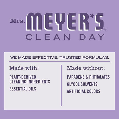 MRS. MEYER'S CLEAN DAY Multi-Surface Everyday Cleaner, Lilac Scent, 16 Ounce Bottle (Pack of 3)