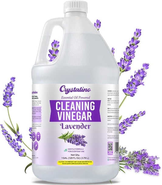 Lavender Essential Oil Vinegar (1 Gallon) for Cleaning, Distilled White Vinegar for Cleaning Purpose, Vinagre Blanco, Vinger