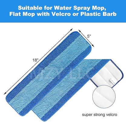 3 Pack for Bona Microfiber Cleaning Pad, Microfiber Mop Pads Compatible with Bona Mop for Bona Hardwood Floor Cleaner 18 Inch